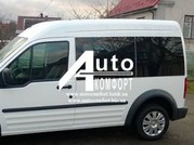 Передний салон,  левое окно,  (длинная база) Ford Transit (Tourneo) 