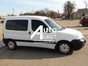 Сплошное правое окно на автомобиль Peugeot Partner,  Citroën Berlingo 