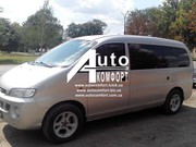 Задний салон,  длинная база,  левое окно на автоHyundai H-1 I (H-200) 