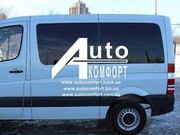 задний салон левое окно,  короткая база на Mercedes-Benz Sprinter 