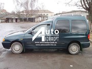 Передний салон,  левое окно на автомобиль VW Caddy,  Siat Inka (97-03) 