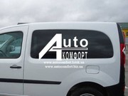 Сплошное окно,  левое на автомобиль Renault Kangoo 08- (Рено Кангу)